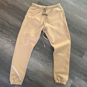 ESSENTIALSTan Cotton Lounge Pants